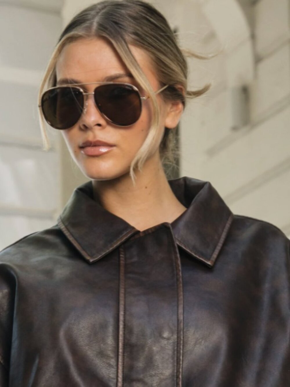 Retro Polarized Metal Aviator Sunglasses SOJOS VISION